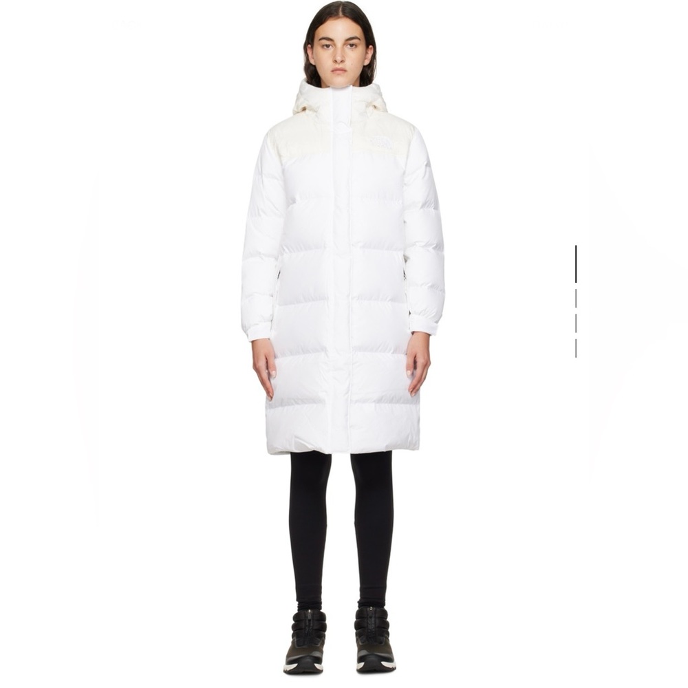 NWOT The North Face White Nuptse Down Parka